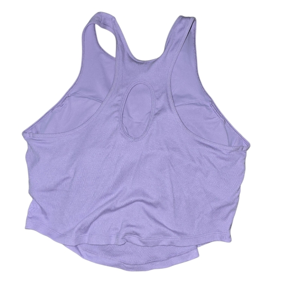 Womens All In Motion, Ribbed Racerback Purple Crop Tank Top, XL, NWT!!! - Picture 2 of 3